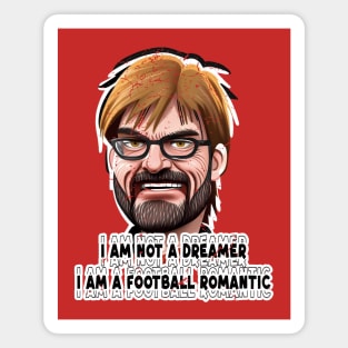 Jurgen Klopp Football Romantic Magnet